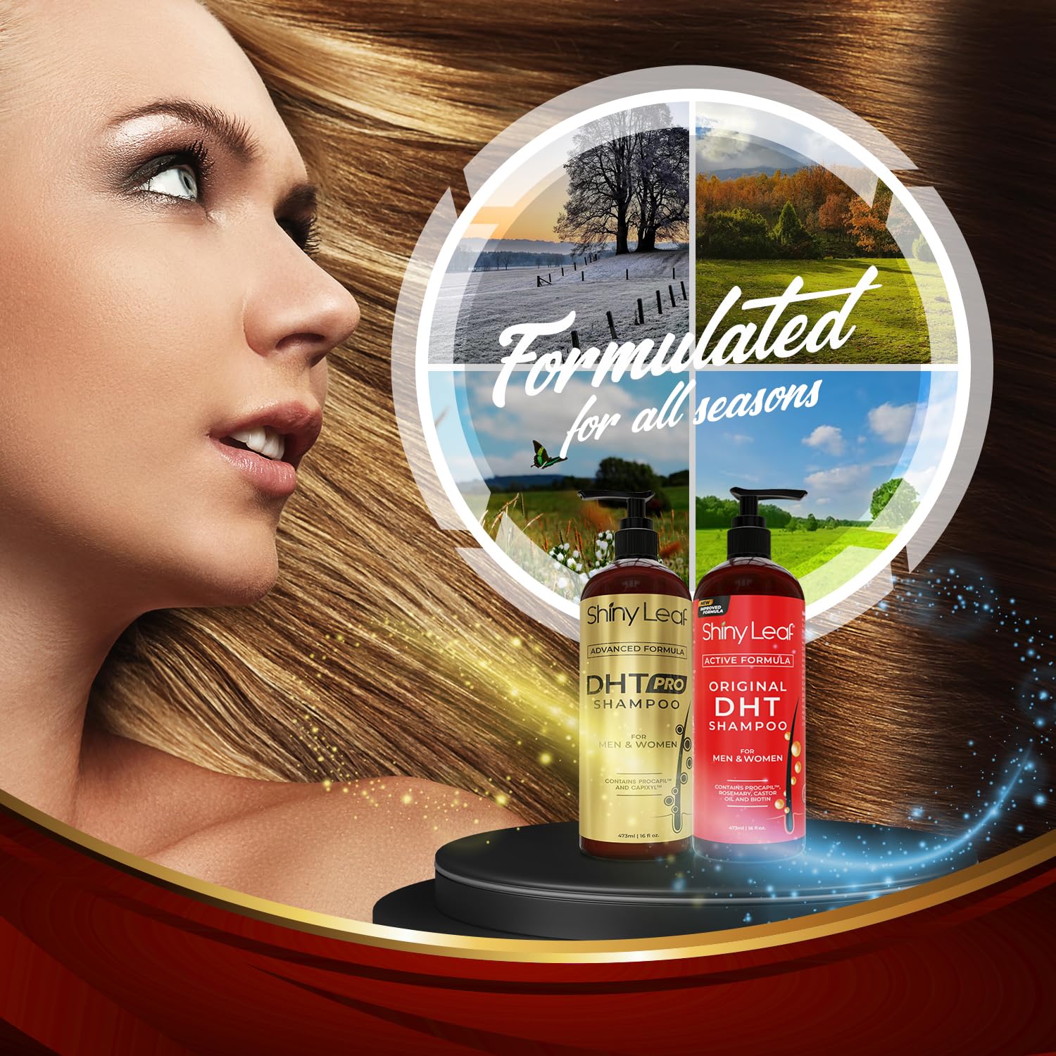 DHT Pro Shampoo and DHT Original Shampoo Bundle